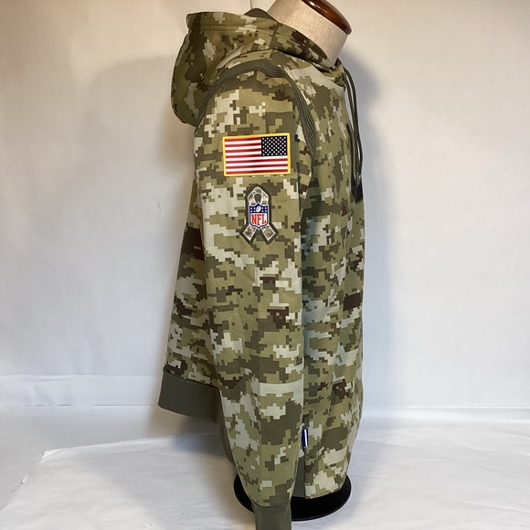 Nike Indianapolis Colts Salute to serve camouflage Hoodie mens size medium - Picture 3 of 12